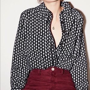NWT Free People Cut to the Chase Shirt
